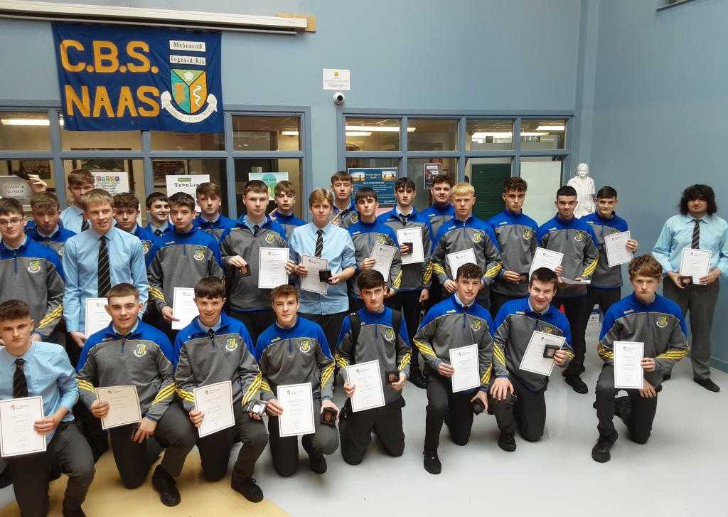 5th Year Students Receive the Bronze Gaisce Award Naas CBS