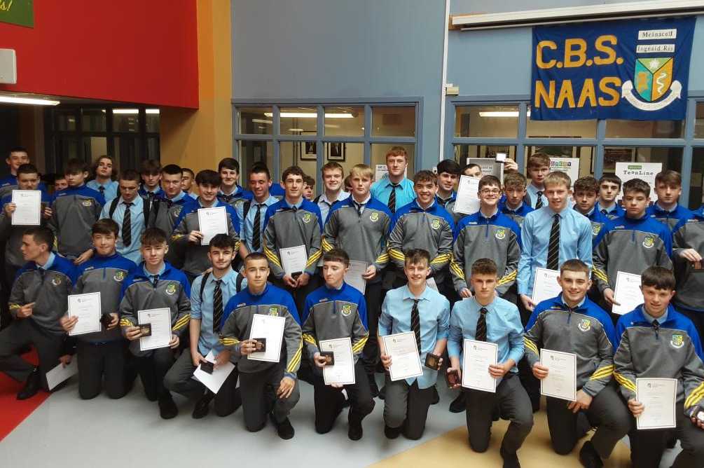 5th Year Students Receive the Bronze Gaisce Award Naas CBS